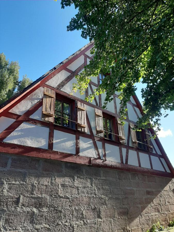 Ferienwohnung Kunst Und Kulturschuppen Hasenmuehle Kammerstein Dış mekan fotoğraf